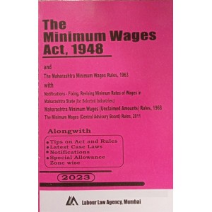 Labour Law Agency's The Minimum Wages Act, 1948 Bare Act 2023